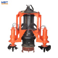 110kw submersible slurry dredging pump with agitator